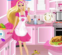 Barbie Temizlik Yapma