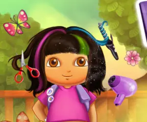 Dora gerçek saç kesimi