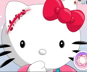 Hello Kitty Yara Temizliği