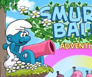 Şirinler Balon Patlatma